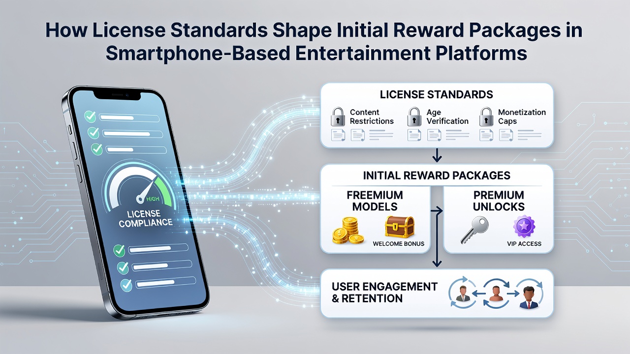 Smartphone displaying mobile entertainment app interface with reward offers