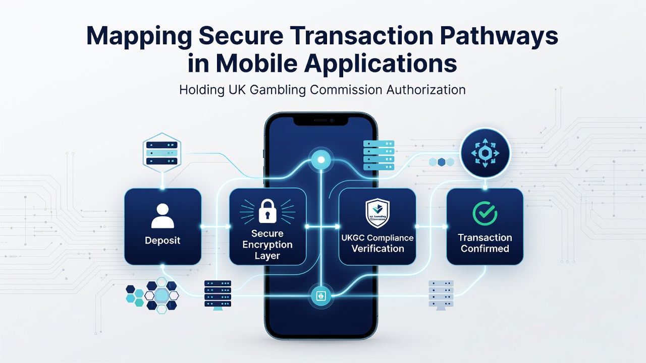 Flowchart of mobile app security layers for authorized table game transactions