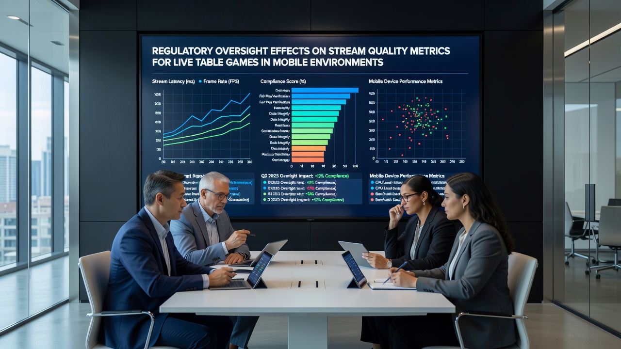 Mobile live table game stream quality under regulatory review