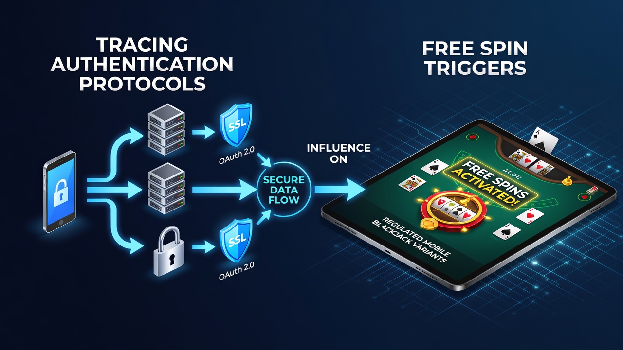 Mobile blackjack interface showing secure login screen with authentication elements